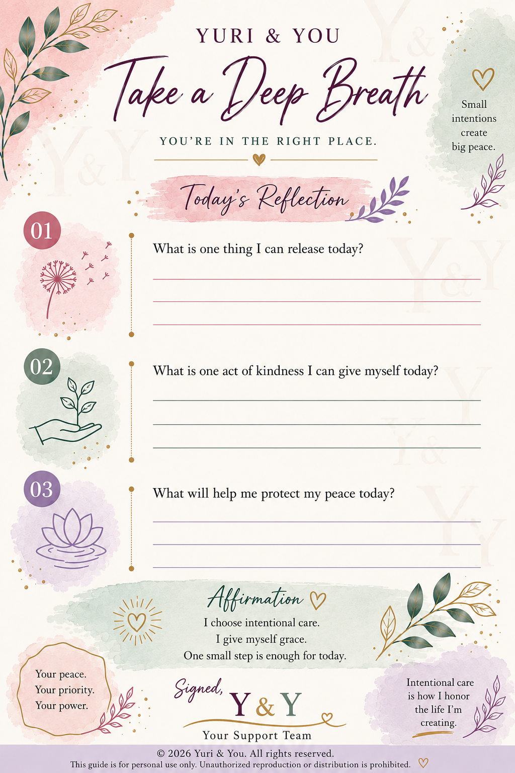 Take a Deep Breath – Daily Reflection