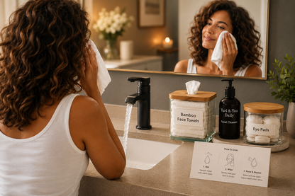 Bamboo Facial Towels (Disposable Face Towels) - Gentle & Hygenic Skincare